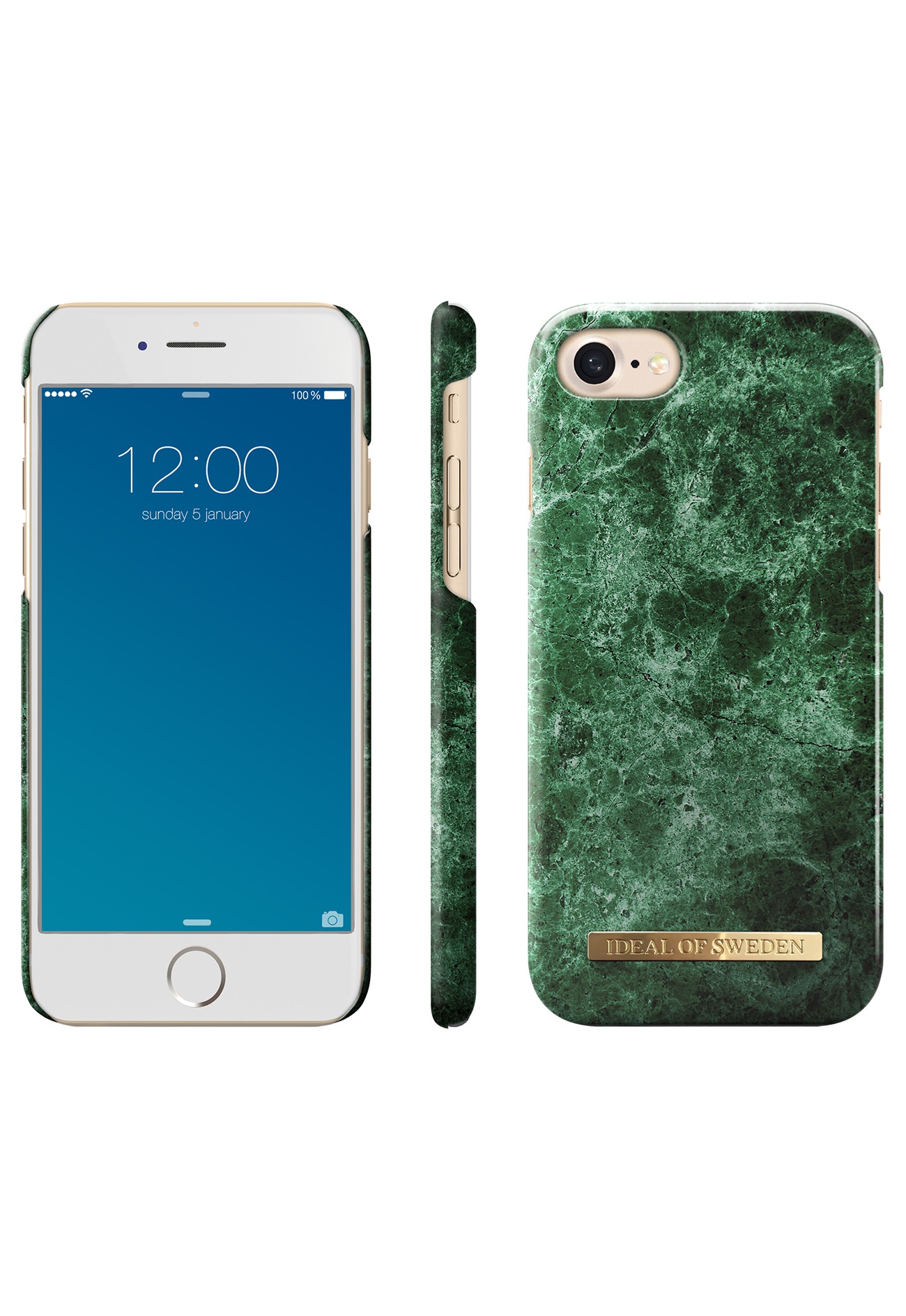 iDeal Of Sweden Fashion Case iPhone Green Marble - Bubbleroom